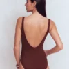 Cannes Cross Wrap Swimsuit Bitter Chocolate Cannes Cross Wrap Swimsuit Bitter Chocolate