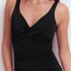 Cannes Cross Wrap Swimsuit Black Cannes Cross Wrap Swimsuit Black