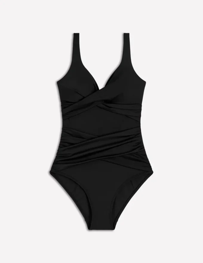 Cannes Cross Wrap Swimsuit Black Cannes Cross Wrap Swimsuit Black