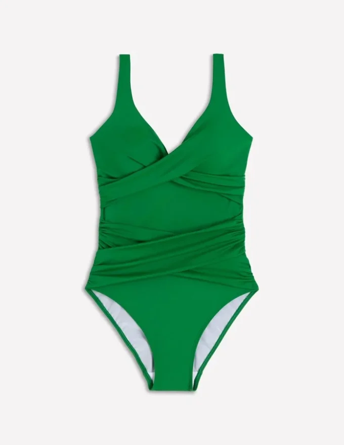 Cannes Cross Wrap Swimsuit Verde Cannes Cross Wrap Swimsuit Verde