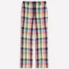 Canonbury 7/8 Linen Pants Soft Yellow, Pink Multigingham Canonbury 7/8 Linen Pants Soft Yellow, Pink Multigingham