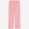 Canonbury 7/8 Linen Pants Vintage Rose Gingham Canonbury 7/8 Linen Pants Vintage Rose Gingham