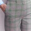 Canonbury Tailored Pants Green, Pink and Brown Check Canonbury Tailored Pants Green, Pink and Brown Check