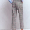 Canonbury Tailored Pants Green, Pink and Brown Check Canonbury Tailored Pants Green, Pink and Brown Check