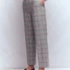 Canonbury Tailored Pants Green, Pink and Brown Check Canonbury Tailored Pants Green, Pink and Brown Check