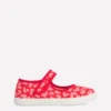 Canvas Mary Janes Hearts
