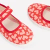 Canvas Mary Janes Hearts