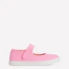 Canvas Mary Janes Pink