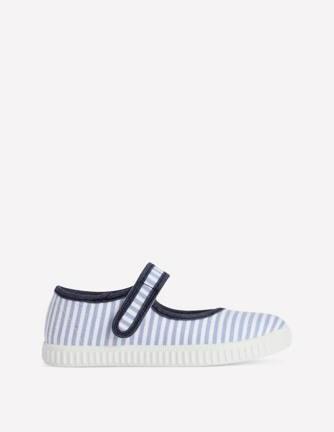 Canvas Mary Janes Stripe Canvas Mary Janes Stripe