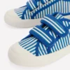 Canvas Sneakers Blue Ticking Stripe