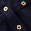 Cap Sleeve Knitted Dress Navy Cap Sleeve Knitted Dress Navy