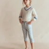 Capri Pants Blue Gingham