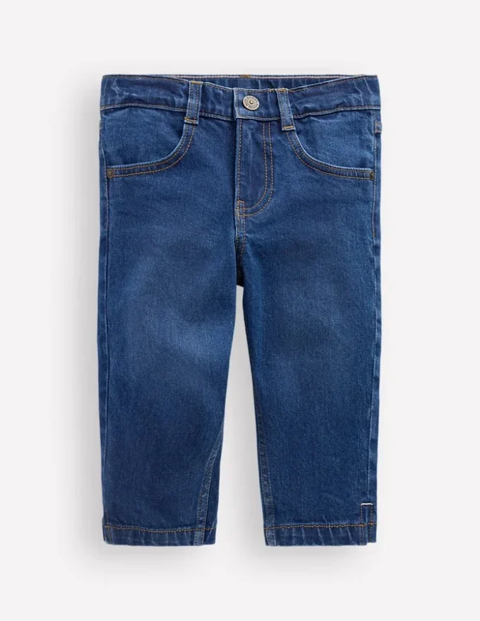Capri Pants Denim Mid Wash
