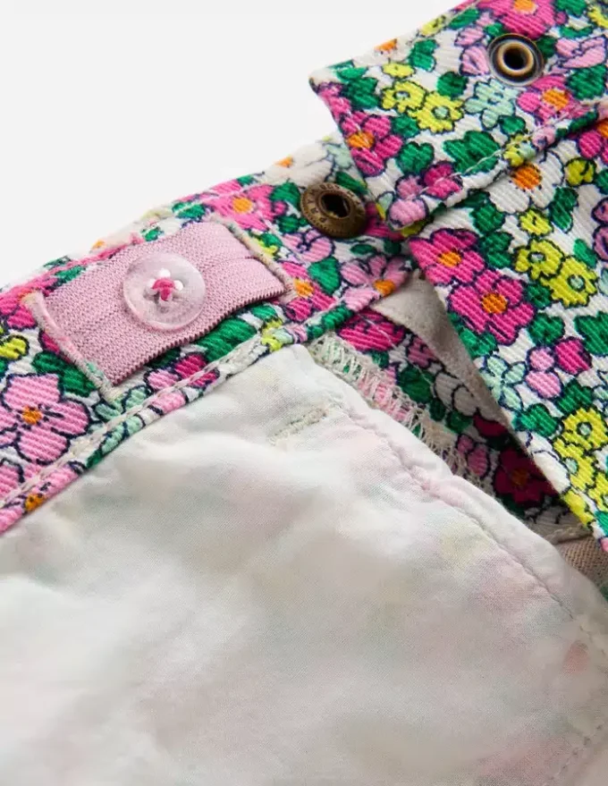 Capri Pants Multi Summerflower Bed Capri Pants Multi Summerflower Bed