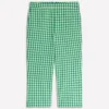 Capri Pants Rich Emerald, Gingham Capri Pants Rich Emerald, Gingham