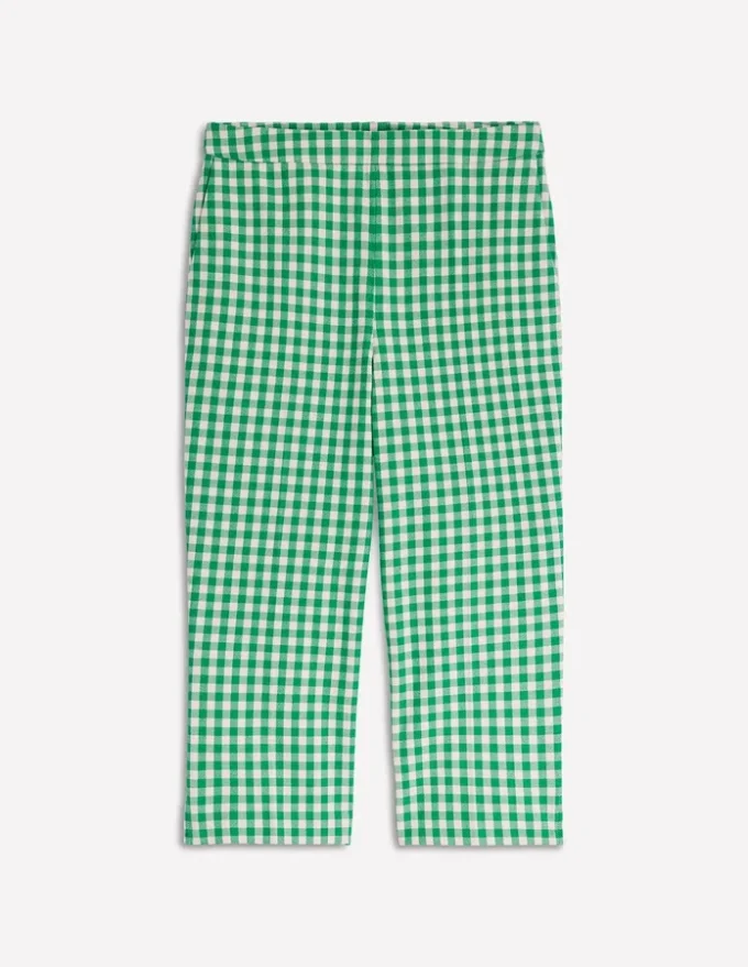 Capri Pants Rich Emerald, Gingham Capri Pants Rich Emerald, Gingham
