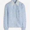 Cara Cotton Shirt Blue and white stripe Cara Cotton Shirt Blue and white stripe