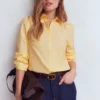 Cara Cotton Shirt Buttercream Cara Cotton Shirt Buttercream