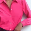 Cara Cotton Shirt Pop Pansy Cara Cotton Shirt Pop Pansy