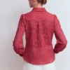 Cara Lace Shirt Cherry Blush Cara Lace Shirt Cherry Blush