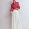 Cara Lace Shirt Cherry Blush Cara Lace Shirt Cherry Blush