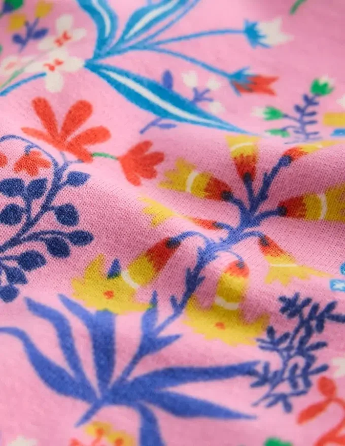 Cartwheel Shorts Meadowsweet Pink Garden Floral