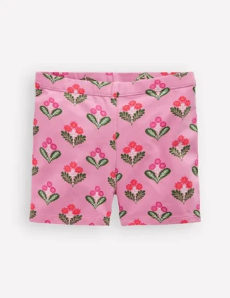 Cartwheel Shorts Pink Woodblock