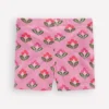 Cartwheel Shorts Pink Woodblock Cartwheel Shorts Pink Woodblock