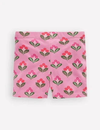 Cartwheel Shorts Pink Woodblock