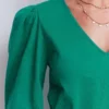 Cary V-Neck Jersey Dress Deep Teal Cary V-Neck Jersey Dress Deep Teal