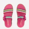 Caryl Double Strap Sandals Multi Stripe Caryl Double Strap Sandals Multi Stripe