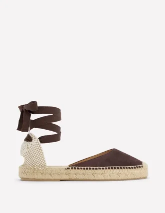 Cassie Flat Espadrilles Bitter Chocolate