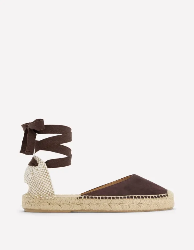 Cassie Flat Espadrilles Bitter Chocolate