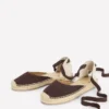 Cassie Flat Espadrilles Bitter Chocolate