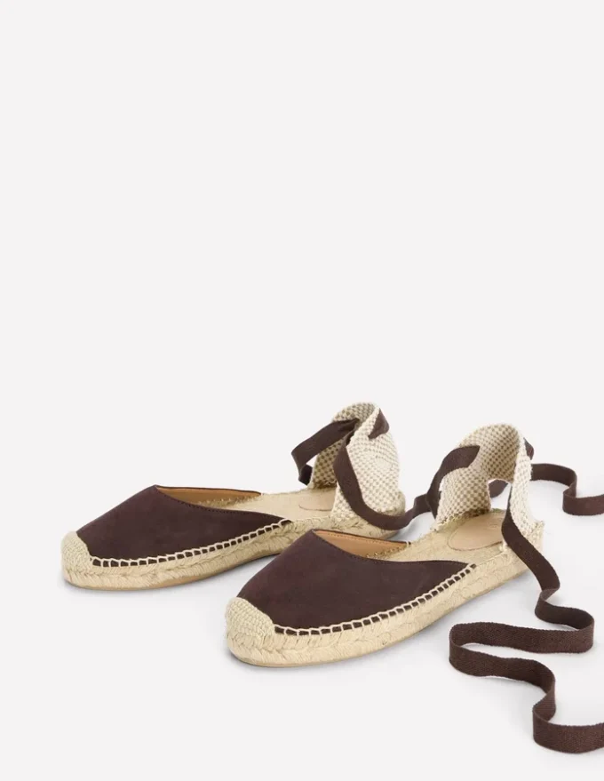 Cassie Flat Espadrilles Bitter Chocolate