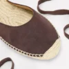 Cassie Flat Espadrilles Bitter Chocolate