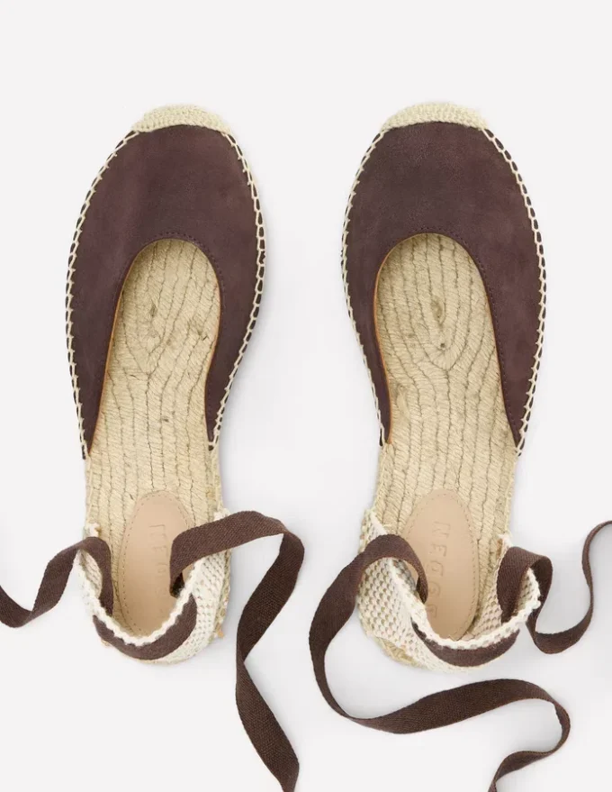 Cassie Flat Espadrilles Bitter Chocolate