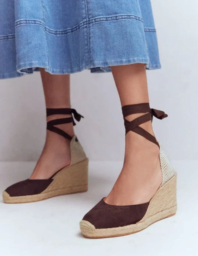 Cassie High Wedge Espadrilles Bitter Chocolate Cassie High Wedge Espadrilles Bitter Chocolate