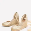 Cassie High Wedge Espadrilles Gold Cassie High Wedge Espadrilles Gold