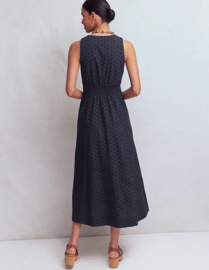 Catherine Broderie Dress Navy Broderie Catherine Broderie Dress Navy Broderie