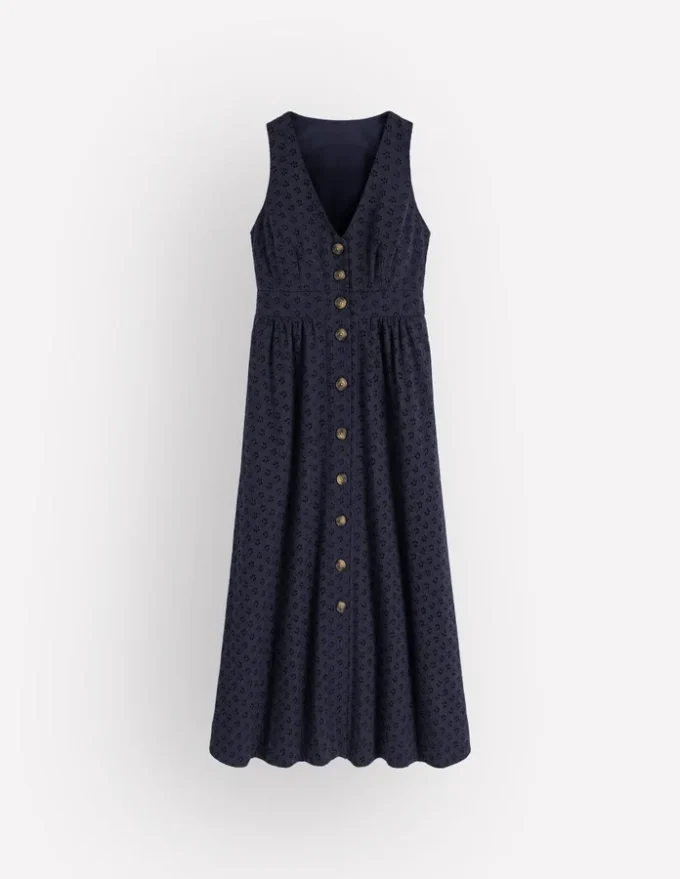 Catherine Broderie Dress Navy Broderie Catherine Broderie Dress Navy Broderie