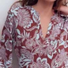Cathy Notch Neck Jersey Dress Roasted Brown, Elegant Blossom Cathy Notch Neck Jersey Dress Roasted Brown, Elegant Blossom
