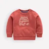 Chain Stitch Sweatshirt Jam Red Campervan Chain Stitch Sweatshirt Jam Red Campervan