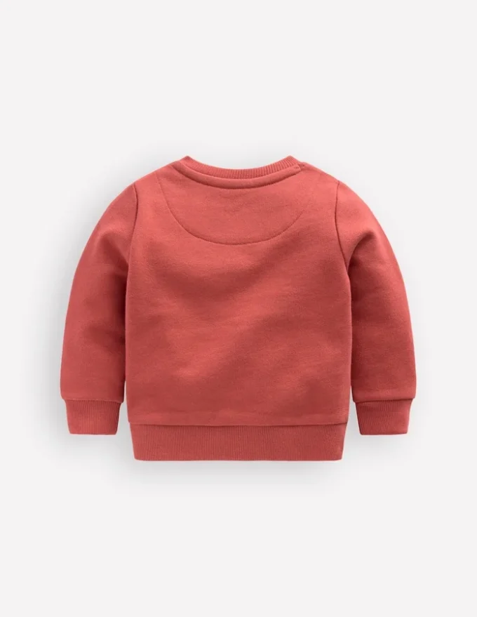 Chain Stitch Sweatshirt Jam Red Campervan Chain Stitch Sweatshirt Jam Red Campervan