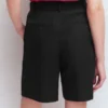Chelsea Belted Linen Shorts Black Chelsea Belted Linen Shorts Black