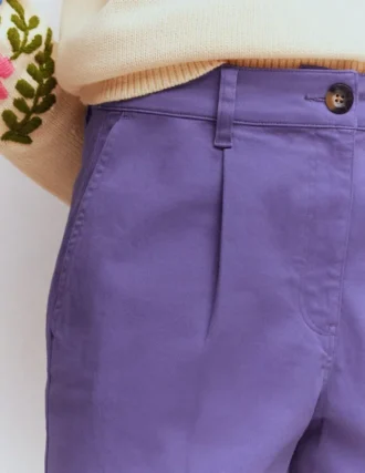 Chino Shorts Purple Thistle