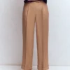 Chiswick Crop Linen Pants Cappuccino Chiswick Crop Linen Pants Cappuccino
