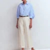 Chiswick Crop Linen Pants Ivory Chiswick Crop Linen Pants Ivory