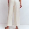 Chiswick Crop Linen Pants Ivory Chiswick Crop Linen Pants Ivory