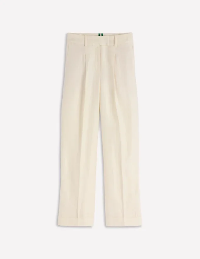 Chiswick Crop Linen Pants Ivory Chiswick Crop Linen Pants Ivory